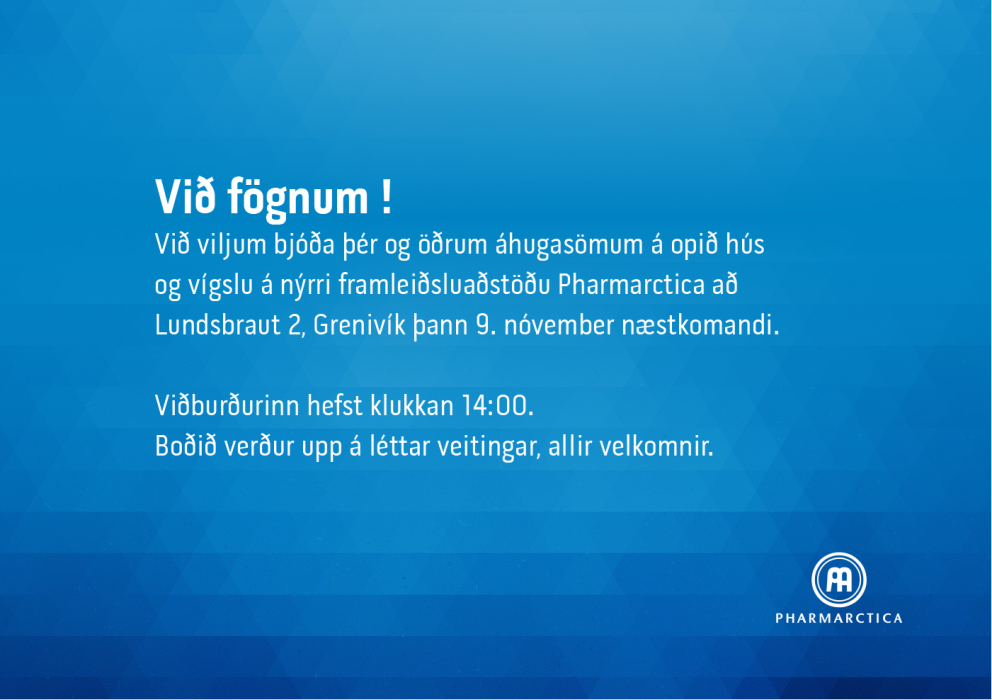 Við fögnum!